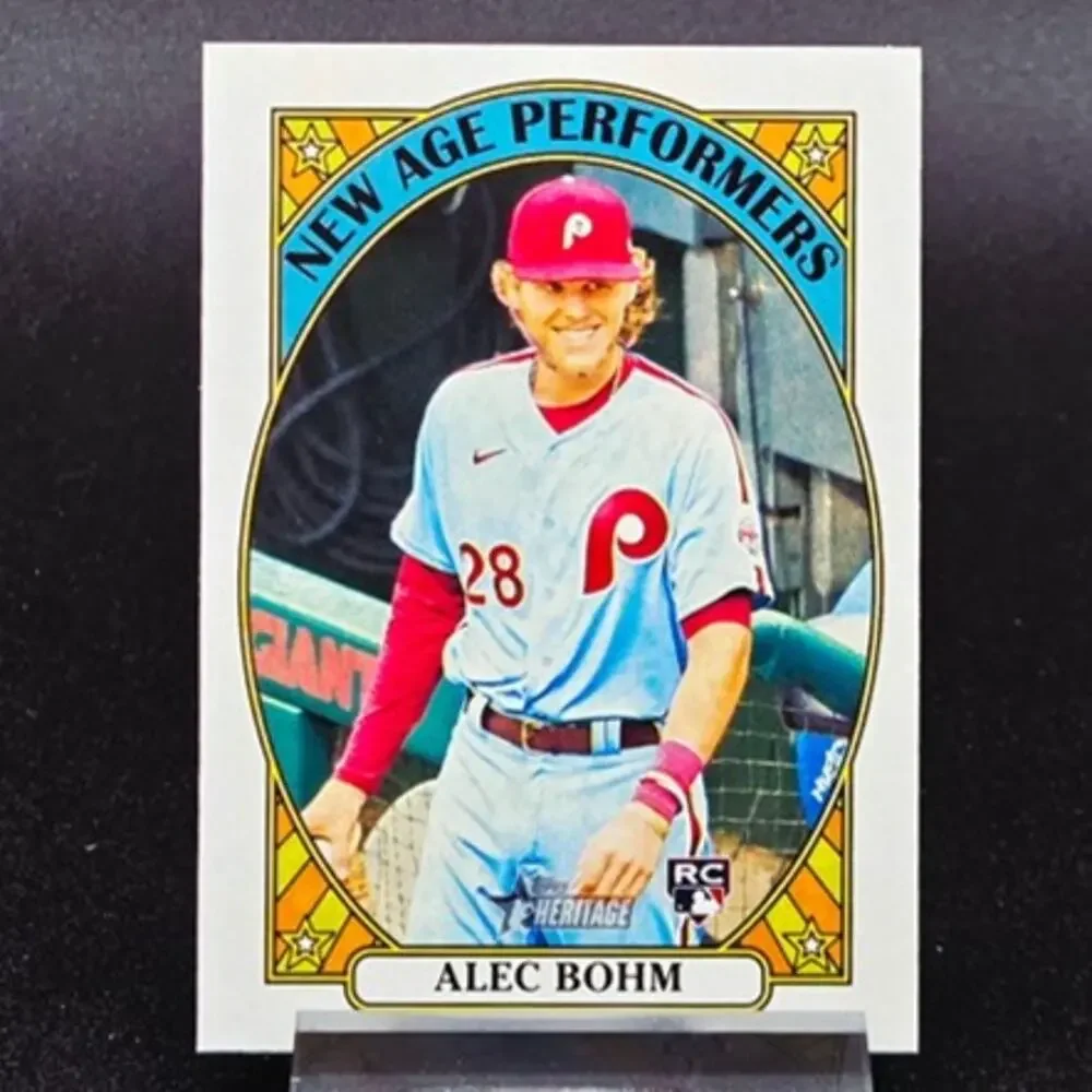 Alec Bohm Optic Rated Rookie Bowman Platinum New Age RC Philadelphia Phillies